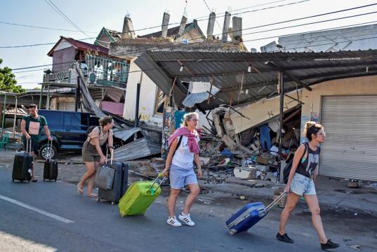 'From high season to absolutely nothing': Indonesian quake devastates tourism