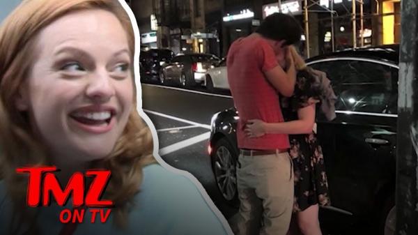 Elisabeth Moss Sucks Face In The Middle Of NYC | TMZ TV