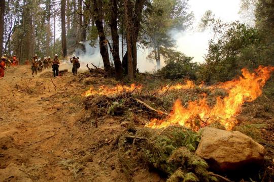 Crews gain ground on monster California wildfire
