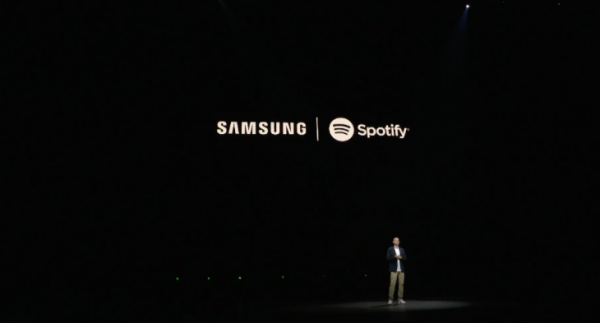 Samsung announces Spotify as its go-to music partner