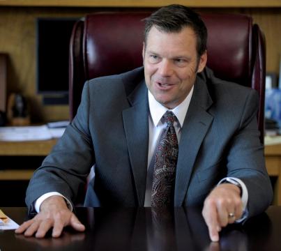 Kobach to recuse himself from Kansas governor's race recount