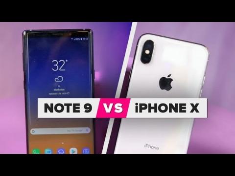 Galaxy Note 9 vs. iPhone X comparison