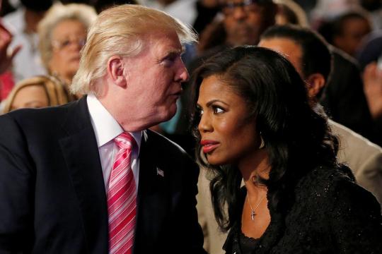 Trump says kept Omarosa because she 'said great things about me'