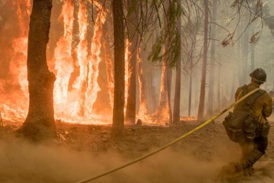 Firefighter killed battling largest blaze in California history
