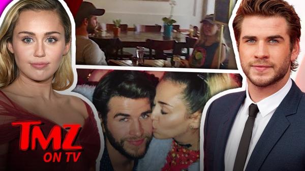 Miley Cyrus and Liam Hemsworth Are A Power Duo At Lunch | TMZ TV
