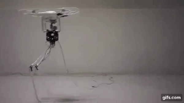 This bipedal robot has a flying head