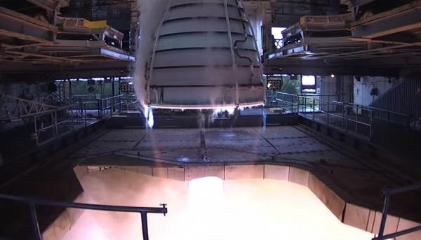 Engine test for NASA’s heavy-lift SLS rocket cuts off early, but achieves goals