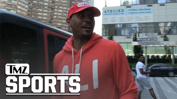 Carmelo Anthony On Coming Off Rockets Bench, Slow That Talk Down! | TMZ Sports