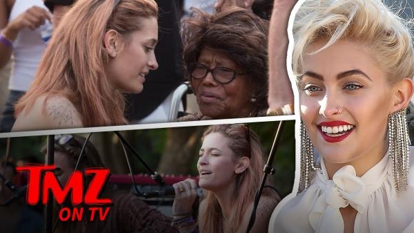 Paris Jackson Performs as Her Grandmother Cheers Her On | TMZ TV