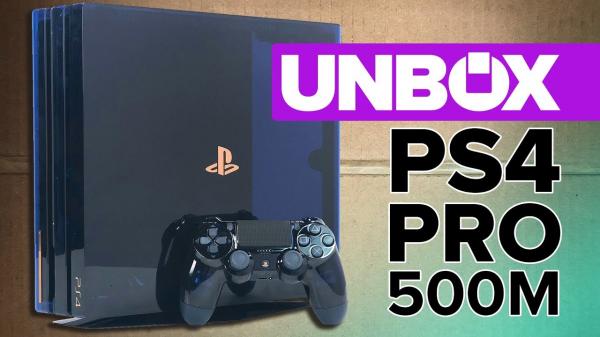 PS4 Pro 500M Edition unboxing