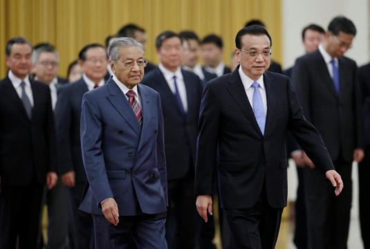 China's Premier Li says willing to push bilateral ties with Malaysia