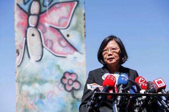 Taiwan 'won't bow to pressure', president says amid China tensions