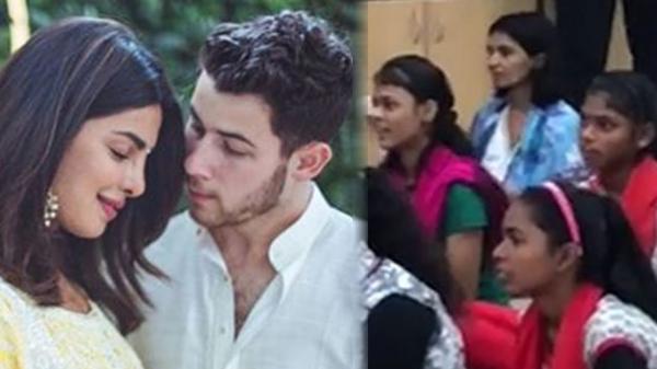 Nick Jonas Performs Love Bug & GUSHES Over Priyanka at Mumbai Orphanage