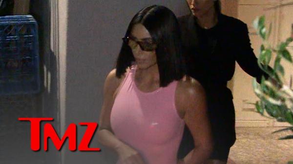 Kim Kardashian Defends Kanyes Wedding Footwear | TMZ