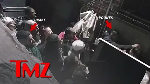 Drake Watches Kourtney Ks Ex Younes Bendjima Brutally Attack Man