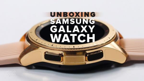 Unboxing the Samsung Galaxy Watch