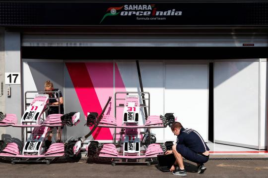 Force India perde pontos e estreia novo nome no GP da Bélgica de F-1