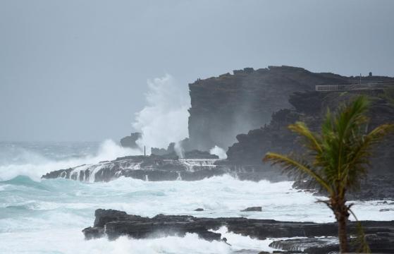 Hurricane Lane weakens further it drenches Hawaii's Big Island