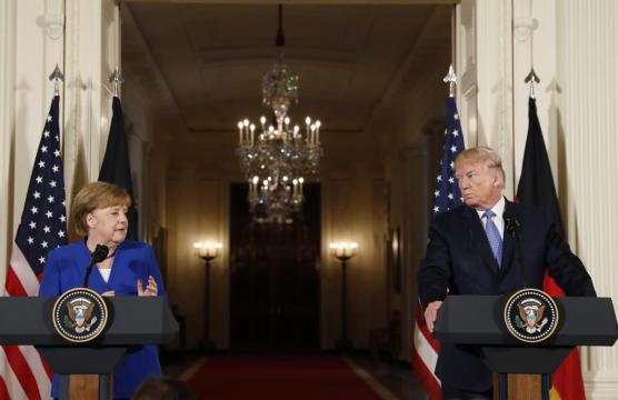 Merkel, Trump share concerns about Syrian developments