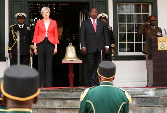 Britain will use aid budget to boost trade in Africa - PM May