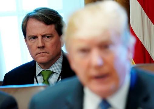 Trump says White House counsel McGahn to leave in the fall