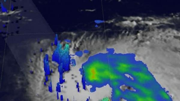 NASA's GPM Satellite sees Jebi as another tropical threat To Japan