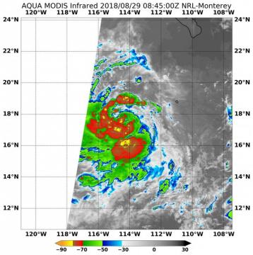 NASA examines intensifying Tropical Storm Norman