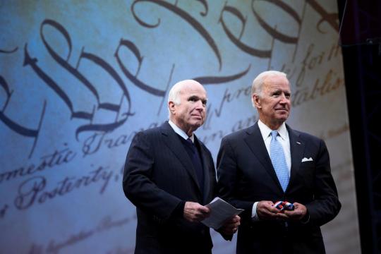 Former Vice President Biden to lead memorial tribute to McCain