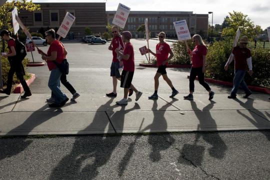 Thousands of teachers in Washington state strike over salaries