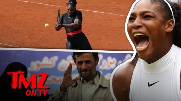 Former Pres Of Iran Defends Serena Williams Catsuit! | TMZ TV