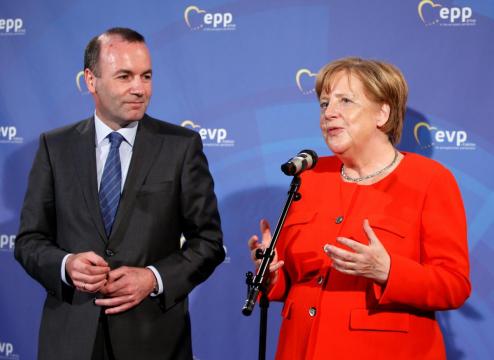 Merkel backs Bavarian ally as center-right's EU Commission candidate: media