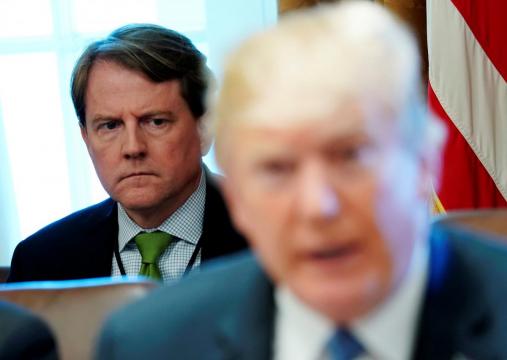 Trump considering D.C. litigator to replace White House counsel McGahn