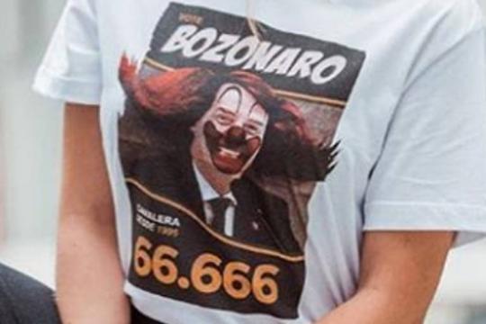 Sargento da FAB ameaça 'fazer visitinha' a criador da camiseta Bozonaro 66.666