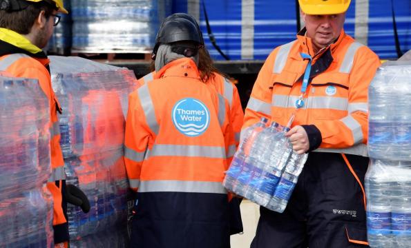UK water companies promise less leakage