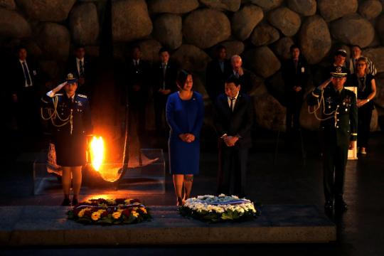 Philippines' Duterte says 'never again' at Israel's Holocaust memorial