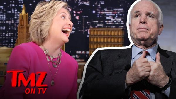 John McCain Once Battled Hillary Clinton In A Drinking Contest | TMZ TV