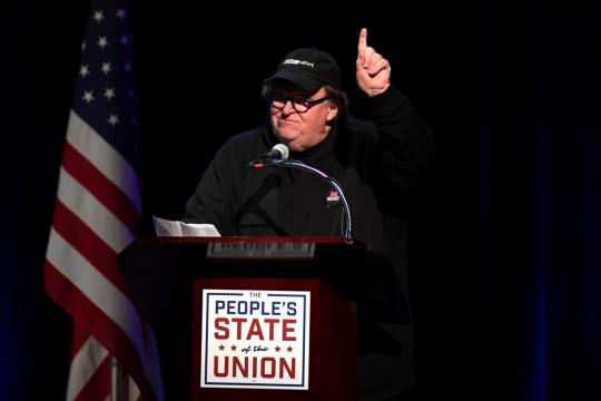 Michael Moore hopes his film is 'beginning of the end' for Trump