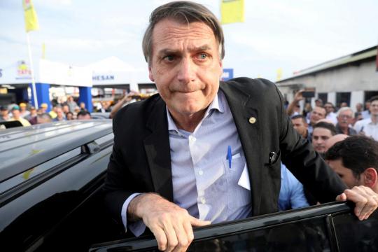 Brazil far-right candidate Bolsonaro in grave condition after stabbing