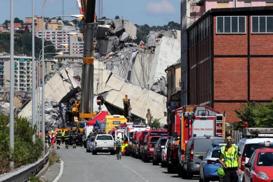 Genoa bridge reconstruction to cost 150-200 million euros, official says
