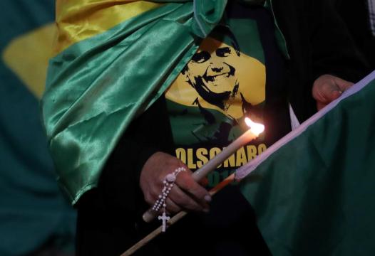 Brazil's far-right presidential contender improving after stabbing