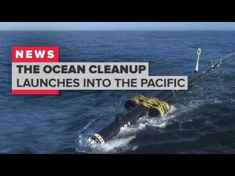 The Ocean Cleanup launches to the Great Pacific Garbage Patch