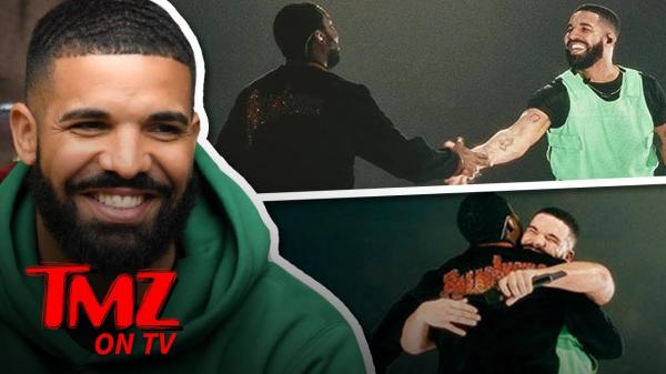 Drake & Meek Mill Hug It Out On Stage! | TMZ TV