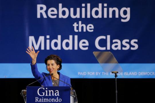 Rhode Island governor faces primary challenger from left