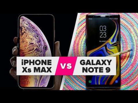 iPhone XS Max vs. Galaxy Note 9 Spec comparison