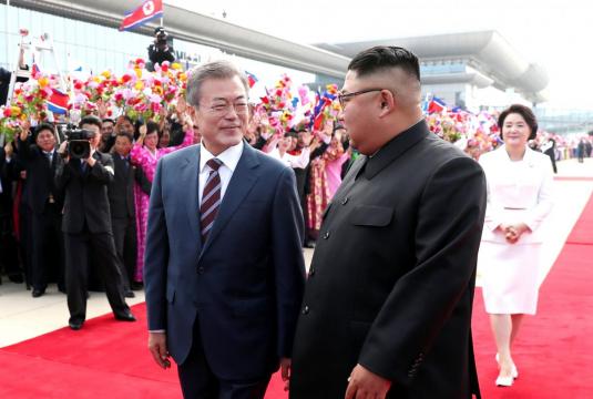 North Korea's Kim says he hopes for 'big outcome' at inter-Korean summit