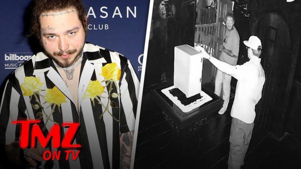 Post Malone Messing with Worlds Most Haunted Object | TMZ TV