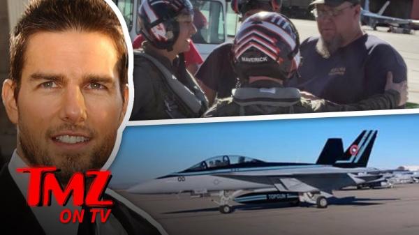 Tom Cruise AKA Capt. Pete Maverick Reporting For Flight Duty | TMZ TV