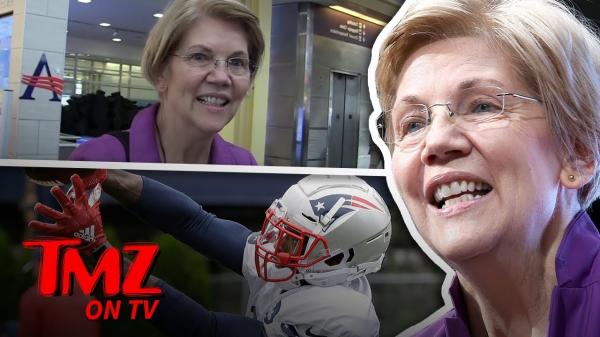 Senator Elizabeth Warren Gives The Patriots Some Advice | TMZ TV