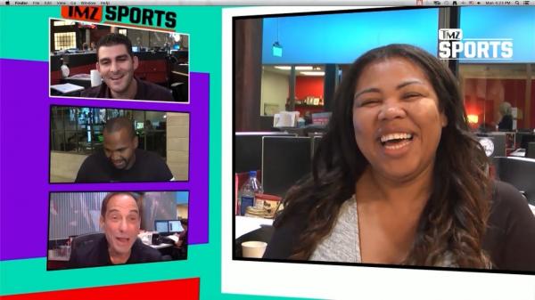 Justice Harper Is Killing It On The Basket Ball Court | TMZ Sports