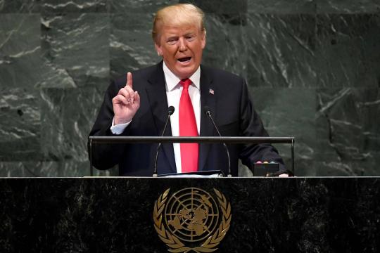 Só vamos dar dinheiro a quem for nosso amigo, diz Trump na ONU